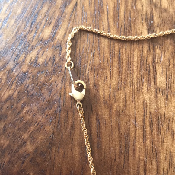 Ruby and white crystal necklace - Picture 2 of 3